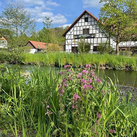 Landhotel Der Distelhof Mit Scheunencafe Dillstadt エクステリア 写真